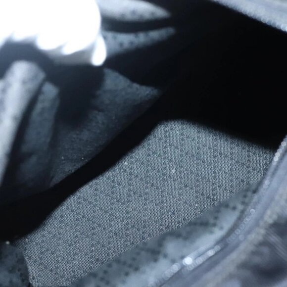 GUCCI Bamboo Hand Bag Nylon 2way Black Silver 002 2058 0508 5 Auth 138391 - Picture 13 of 16